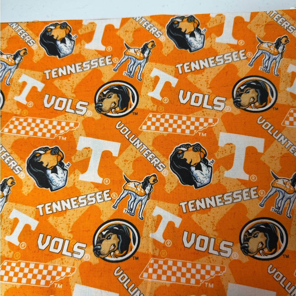 TN Vols Mug Rugs with Smokey embroidery with the fabric on 2nd photo - Picture 2 of 8